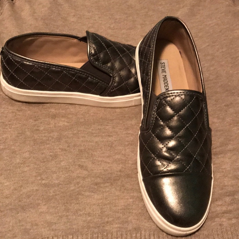 Steve Madden slip-on metallic sneakers